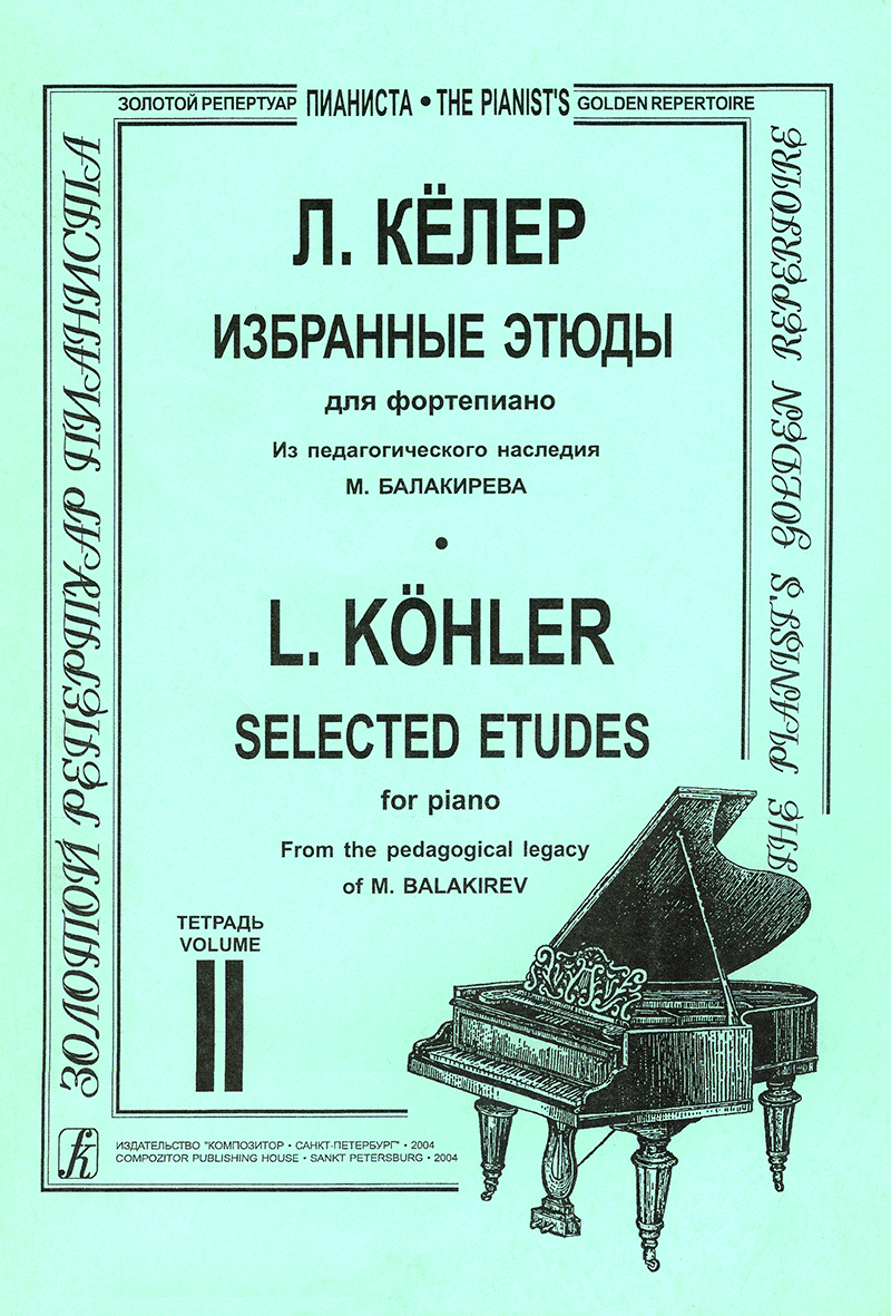 Köhler L. Selected Etudes for piano. Vol. 2