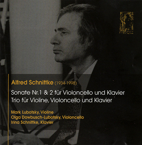 Шнитке А. Сонаты № 1 и 2 для виолончели и фп. Трио для скрипки, виолончели и фп. (CD)