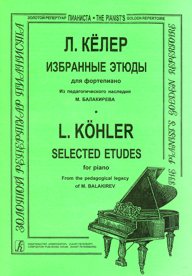 Kohler L. Selected Etudes for piano. Vol. 1
